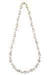 Buy_Just Shradhas_Gold Plated Stone Long Necklace _at_Aza_Fashions