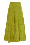 Shop_VISHWA BY PINKI SINHA_Green Kurta Silk Banarasipant Muga Round Sharara Set _Online_at_Aza_Fashions