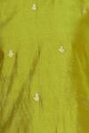 VISHWA BY PINKI SINHA_Green Kurta Silk Banarasipant Muga Round Sharara Set _at_Aza_Fashions
