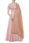 Buy Neha Mehta Couture Peach Embroidered Lehenga Set at Aza Fashions Buy_Neha Mehta Couture_Peach Embroidered Lehenga Set_at_Aza_Fashions