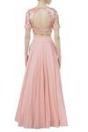 Shop Neha Mehta Couture Peach Embroidered Lehenga Set at Aza Fashions Shop_Neha Mehta Couture_Peach Embroidered Lehenga Set_at_Aza_Fashions
