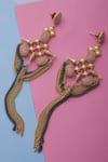 Buy_Masaya Jewellery_Gold Plated Stone Earrings _Online_at_Aza_Fashions