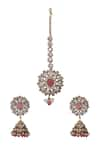 Buy_Moh-Maya by Disha Khatri_Gold Plated Kundan Earrings Set_at_Aza_Fashions