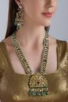 Buy_Posh by Rathore_Kundan Necklace Jewellery Set_at_Aza_Fashions