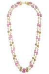 Buy_Posh By Rathore_Gold Plated Bead Necklace_at_Aza_Fashions