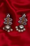 Buy_Nepra by Neha Goel_Kundan Polki Drops_Online_at_Aza_Fashions