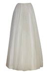 Shop_Shehlaa Khan_White Tulle Satin V Neck Embroidered Bridal Lehenga Set _Online_at_Aza_Fashions