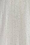 Shehlaa Khan_White Tulle Satin V Neck Embroidered Bridal Lehenga Set _at_Aza_Fashions