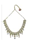 Moh-Maya by Disha Khatri_Kundan Choker Necklace_Online_at_Aza_Fashions