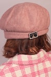 Buy_Hair Drama Co_Pink Broach Embellished Emily In Paris Metal Beret 