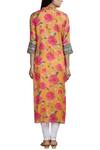 Shop_Gopi Vaid_Orange Printed Kurta_at_Aza_Fashions