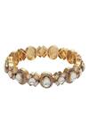 Buy Nepra By Neha Goel Gold Plated Polki Kundan Bangle at Aza Fashions Buy_Nepra By Neha Goel_Gold Plated Polki Kundan Bangle_at_Aza_Fashions