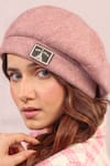 Shop_Hair Drama Co_Pink Broach Embellished Emily In Paris Metal Beret 