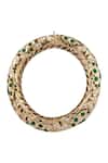 Moh-Maya By Disha Khatri_Gold Plated Beads, Stones Kada Set _Online_at_Aza_Fashions
