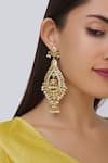 Buy_Moh-Maya by Disha Khatri_Stone Dangler Earrings_at_Aza_Fashions