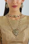 Buy_Moh-Maya by Disha Khatri_Stone Necklace Jewellery Set_at_Aza_Fashions