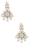 Shop_Moh-Maya by Disha Khatri_Stone Necklace Jewellery Set_Online_at_Aza_Fashions