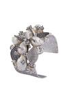 Buy_Rohita_Silver Plated Bead Crystal Bracelet_at_Aza_Fashions