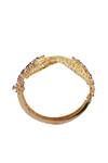 Buy_Rohita_Gold Plated Crystals Bracelet_Online_at_Aza_Fashions