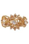 Rohita_Gold Plated Bead Bracelet_Online_at_Aza_Fashions