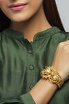 Buy_Rohita_Gold Plated Bead Bracelet_at_Aza_Fashions