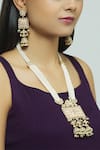 Buy_Moh-Maya By Disha Khatri_Pink Meenakari Jewellery Set_at_Aza_Fashions
