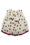 Shop_Moh-Maya By Disha Khatri_White Beads, Stones, Embroidery Embellished Potli Bag_at_Aza_Fashions