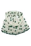 Moh-Maya By Disha Khatri White Beads, Stones, Embroidery Embellished Potli Bag Online at Aza Fashions Moh-Maya By Disha Khatri_White Beads, Stones, Embroidery Embellished Potli Bag_Online_at_Aza_Fashions