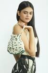 Buy Moh-Maya By Disha Khatri White Beads, Stones, Embroidery Embellished Potli Bag at Aza Fashions Buy_Moh-Maya By Disha Khatri_White Beads, Stones, Embroidery Embellished Potli Bag_at_Aza_Fashions