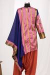 Buy_Mayank Anand Shraddha Nigam_Pink Round Draped Tunic _Online_at_Aza_Fashions