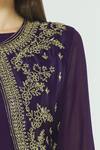 Aksh Purple Georgette Embroidered Jacket Anarkali Set at Aza Fashions Aksh_Purple Georgette Embroidered Jacket Anarkali Set_at_Aza_Fashions