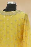 Gopi Vaid_Yellow Embroidered Kurta Palazzo Set_at_Aza_Fashions