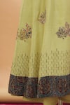 Shop_House of Kotwara_Green Embroidered Anarkali Set_Online_at_Aza_Fashions