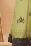 House of Kotwara_Green Embroidered Anarkali Set_at_Aza_Fashions