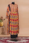 Buy_Saaksha & Kinni_Multi Color Round Pleated Long Tunic _Online_at_Aza_Fashions