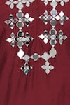 Preeti S Kapoor_Red Round Chanderi Kurta Set_at_Aza_Fashions