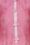 Anjul Bhandari_Pink Hand Woven Kurta With Palazzos_at_Aza_Fashions