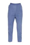 Shop_Chambray & Co._Blue Striped Vertical Straight Pants _at_Aza_Fashions