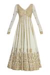 Shop_Tamanna Punjabi Kapoor_White Chanderi Anarkali With Dupatta_Online_at_Aza_Fashions
