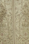 Vanshik_Cream Raw Silk Embroidery Resham Thread Work Sherwani Set _at_Aza_Fashions