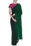 Buy Padmaja Green Pin Stripes Handwoven Saree at Aza Fashions Buy_Padmaja_Green Pin Stripes Handwoven Saree_at_Aza_Fashions