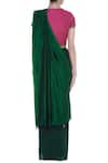 Shop Padmaja Green Pin Stripes Handwoven Saree at Aza Fashions Shop_Padmaja_Green Pin Stripes Handwoven Saree_at_Aza_Fashions