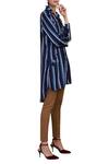 Kommal Sood_Blue Shirt Style Striped Tunic_Online_at_Aza_Fashions