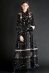 Buy_Sahil Kochhar_Black Embroidered Maxi Dress  _Online_at_Aza_Fashions