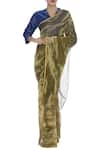 Akaaro_Gold Silk Saree  _Online_at_Aza_Fashions