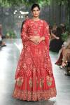 Buy_Rahul Mishra_Bidri Scallop Embroidered Dupatta_at_Aza_Fashions