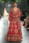 Buy_Rahul Mishra_Hand Embroidered Lehenga_at_Aza_Fashions