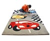 Buy_littlelooms_Grey Hand Tufted Blend Of 50% New Zealand Wool And50% Handcrafted Moving Cars Rug_at_Aza_Fashions