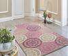 Buy_Littlelooms_Purple Hand Tufted Blend Of 50% New Zealand Wool And50% Circular Design Work Rug _at_Aza_Fashions