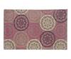 Shop_Littlelooms_Purple Hand Tufted Blend Of 50% New Zealand Wool And50% Circular Design Work Rug _at_Aza_Fashions